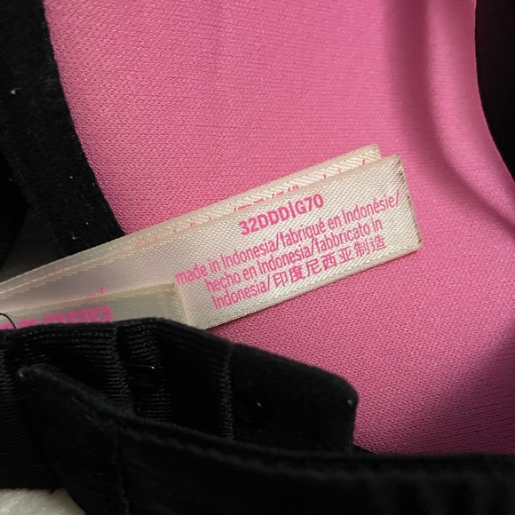 Victoria’s Secret Pink Wear Everywhere Push-up Bra 32DDD - Picture 3 of 4